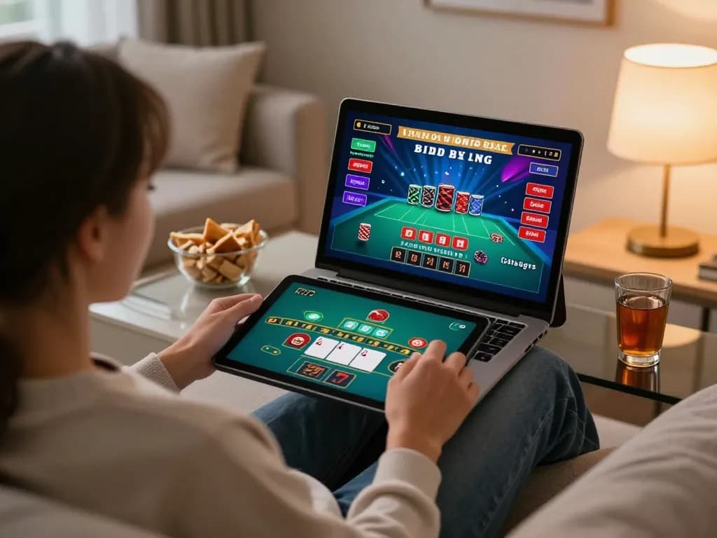 Engage with live blackjack at mm88 in a cozy home setting.