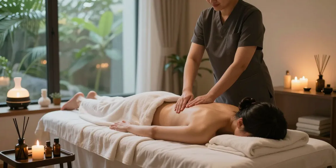 Experience relaxation through 강서구출장마사지 in a serene wellness spa setting, featuring a calming massage scene.