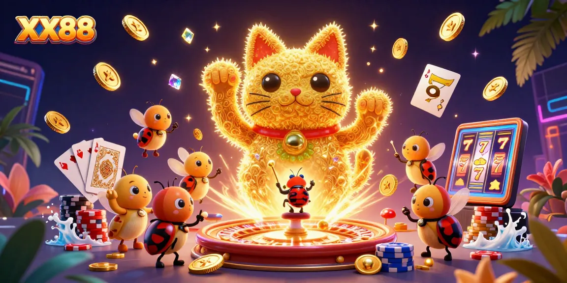 Experience excitement with XX88, the giant lucky cat casinos come alive in vibrant colors and dynamic elements.