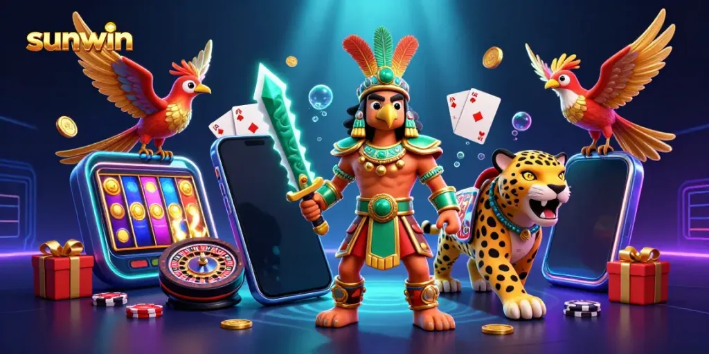 Experience thrilling wins at sunwin with colorful slots, dynamic characters, and exciting game elements.