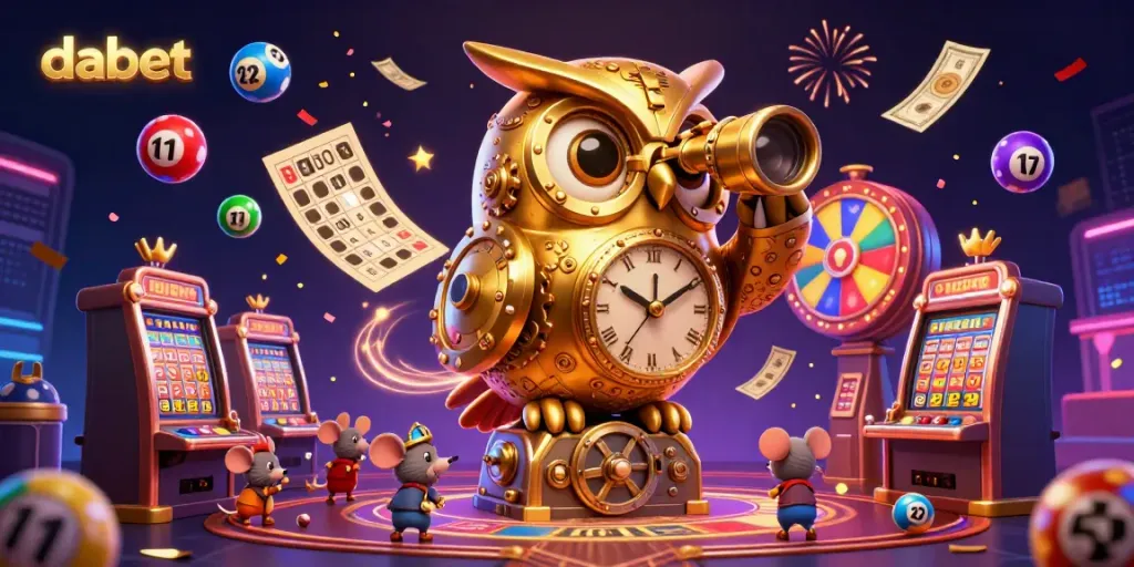 dabet offers a captivating casino experience with whimsical characters and vibrant games.