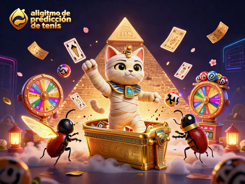 Algoritmo de predicción de tenis presenta un gato momia 3D en un casino, ¡no te lo pierdas!