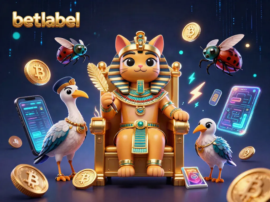 Experience thrilling games and bonuses with Betlabel at this vibrant casino illustration.