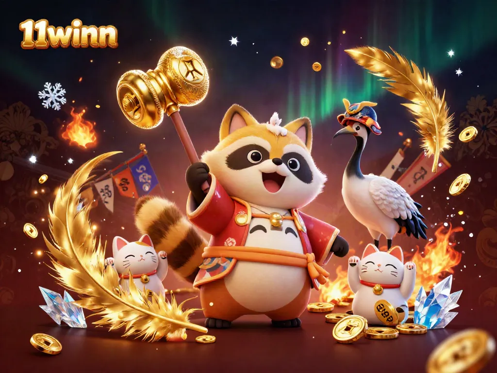 Experience thrilling gameplay with 11winn's vibrant casino atmosphere and charming characters.